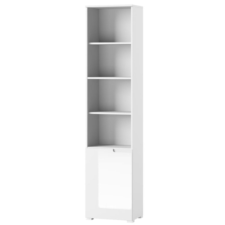 "Selene" shelf, glossy white, type 12, "Szynaka Meble"