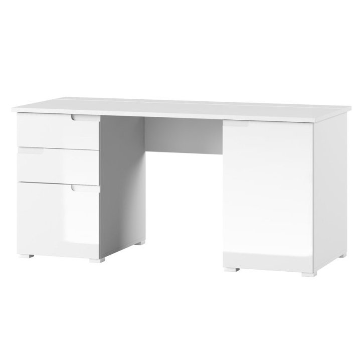 Selene desk, white glossy, type 15, Szynaka Meble