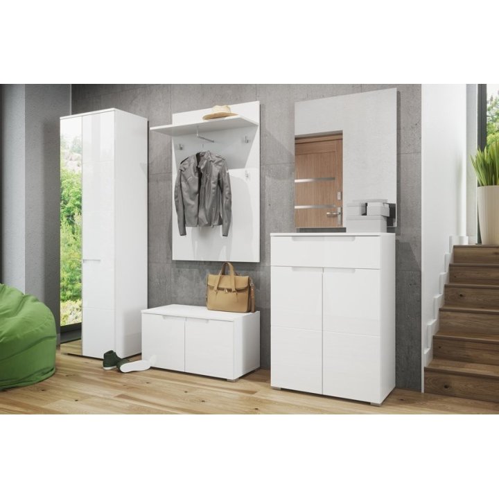 Selene Mirror White Gloss Type 21 mirror, glossy, Szynaka Meble - Image 2