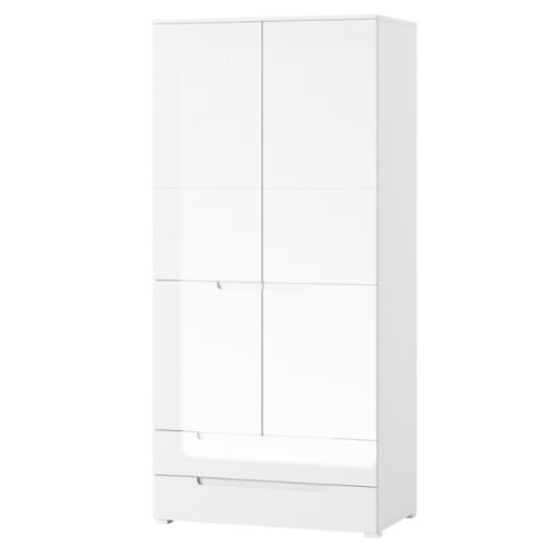 Selene Wardrobe White Glossy Type 28 Szynaka Meble
