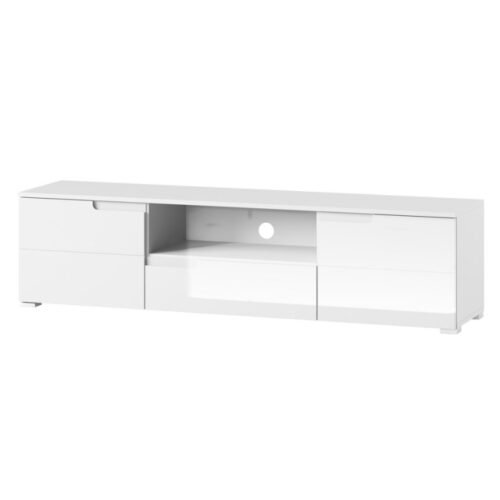 TV cabinet Selene, glossy white, Type 09 Szynaka Meble