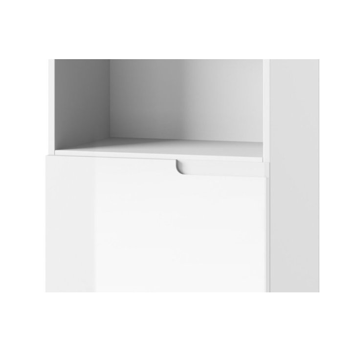 "Selene" shelf, glossy white, type 10, "Szynaka Meble" - Image 2
