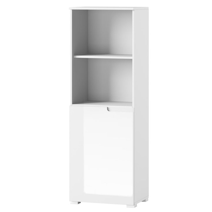 "Selene" shelf, glossy white, type 10, "Szynaka Meble"