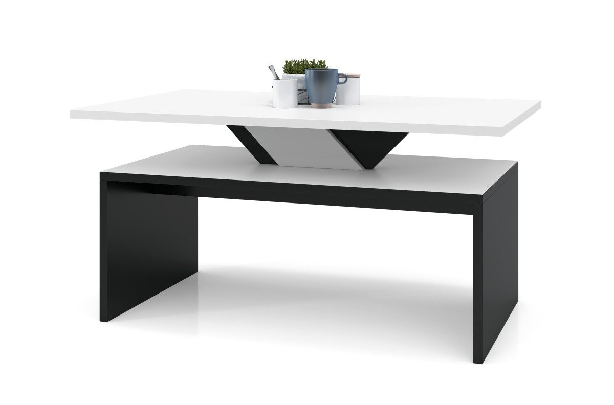 SISI white/black - MODERN coffee table