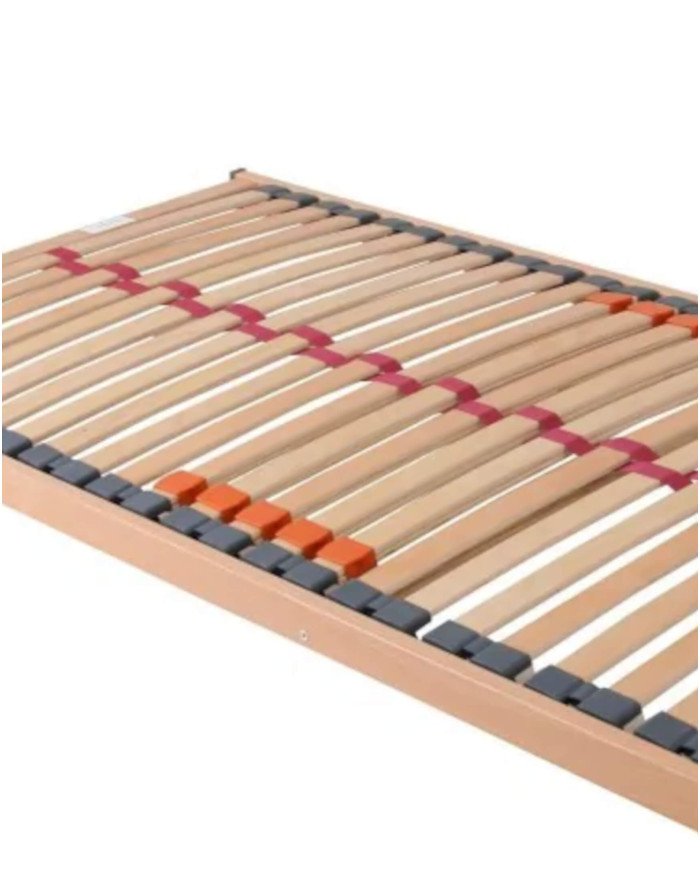 Straight bed frame, 90x200 cm, spring slats, adjustable firmness Gr1 - Image 3