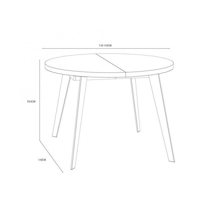 Extendable table TBLT7001-Z13M-904 Forte - Image 3