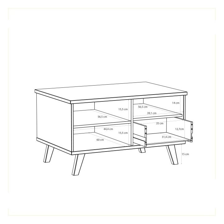 CFTT5218-L25 Vankka Forte coffee table - Image 9