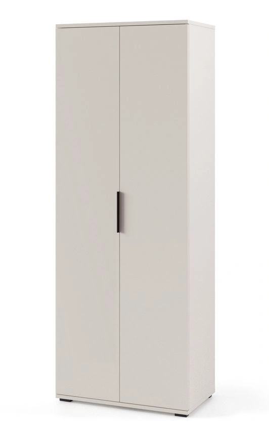 Folding wardrobe with Bianko mirror (70 cm)
