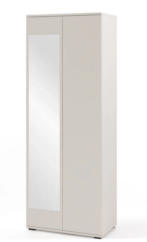 Folding wardrobe with Bianko mirror (70 cm) - Image 7