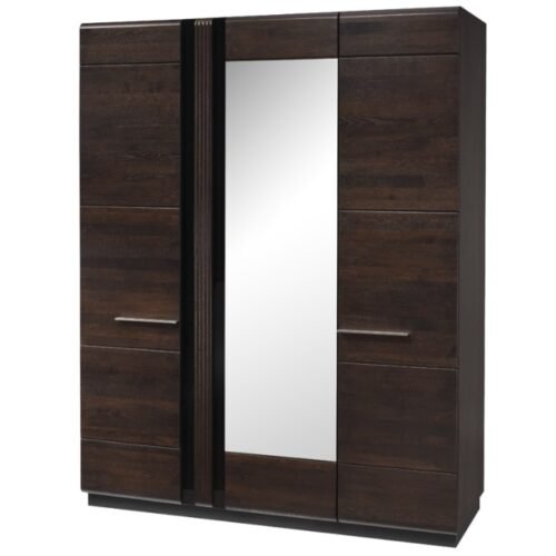 Wardrobe, type 73, chocolate oak color, Szynaka furniture