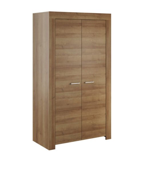Sky SSZ110 wardrobe, two doors, shelf, hanging rail, Riviera Oak
