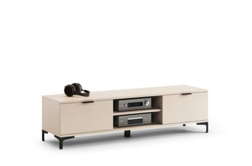 LANA RTV-150 beige (champagne) cabinet – TV stand for the living room with drawers