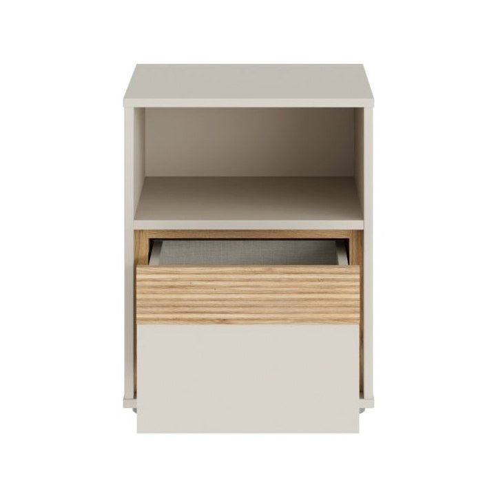 Bedside table 40 cm Wexlin beige/oak Mauvella Forte - Image 2