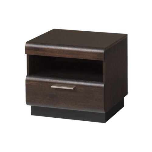 Porti bedside table type 79 chocolate oak Szynaka Meble