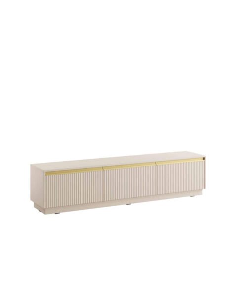 ROYAL RTV180 TV cabinet, three doors, beige/gold color