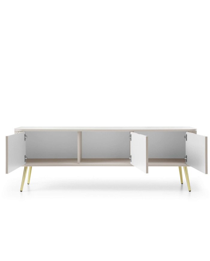Zova RTV-168 TV cabinet, 3 doors, cashmere color - Image 3