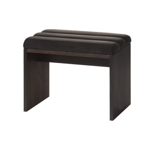 Porti stool, type 81, chocolate oak color, Szynaka furniture