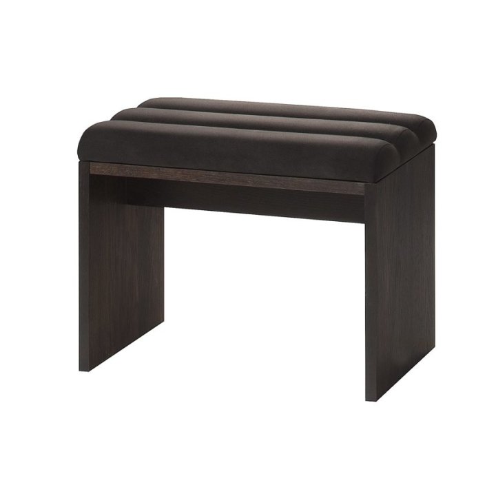 Porti stool, type 81, chocolate oak color, Szynaka furniture