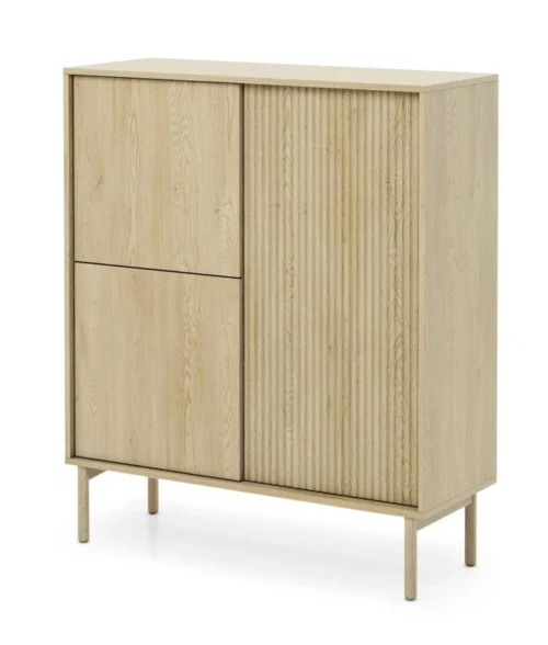 Your 3D chest of drawers, cremona facades carved with grooves