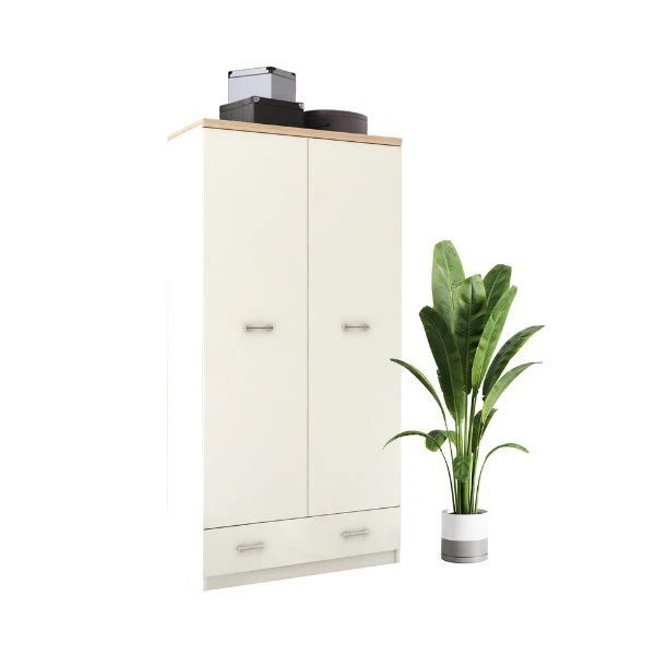 TOP MIX wardrobe, 2 pcs., white