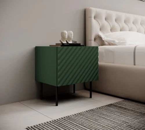 ONDA bedside tables, set of 2, green