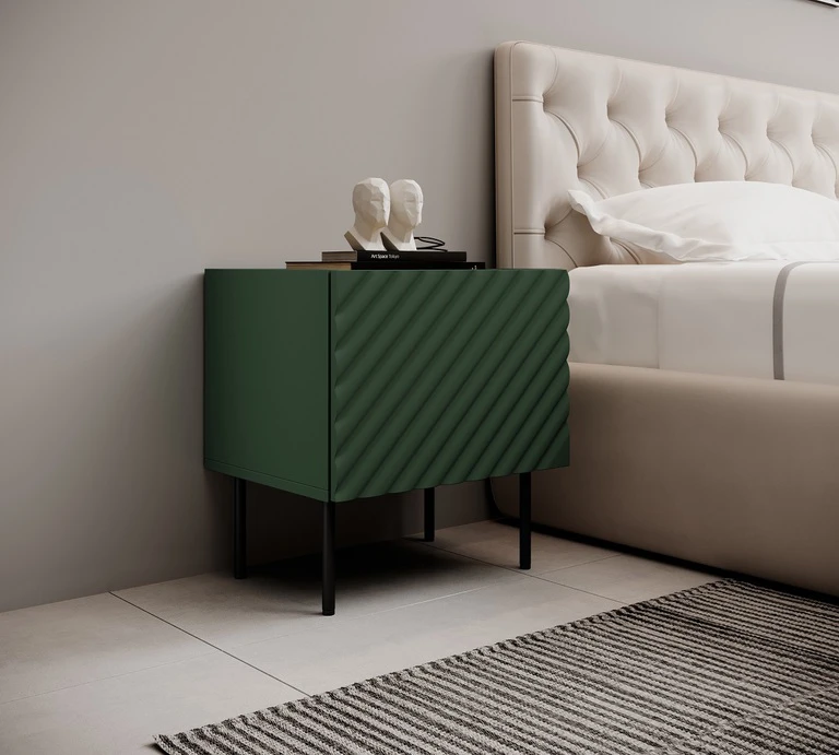 ONDA bedside tables, set of 2, green