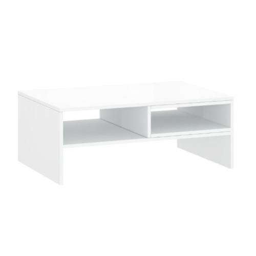 LINGO coffee table 90 white glossy