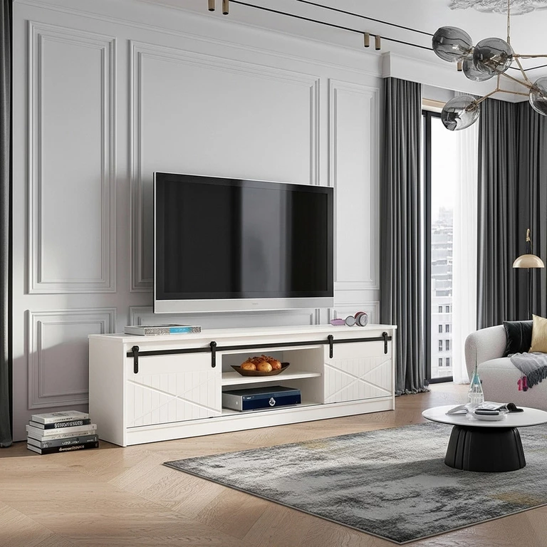 GRANERO TV cabinet, white