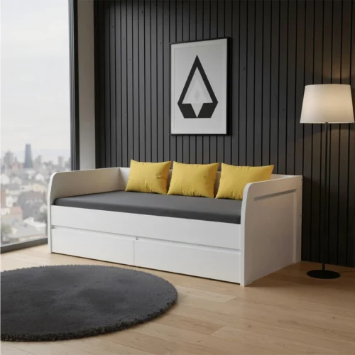 ERDEN bed 2 pcs/90 white