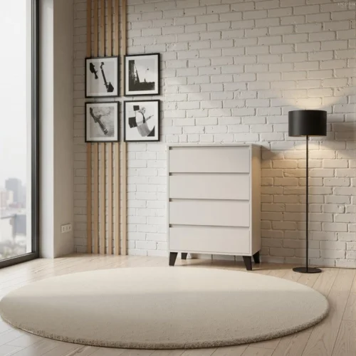 BORG chest of drawers 4 drawers/70 cashmere