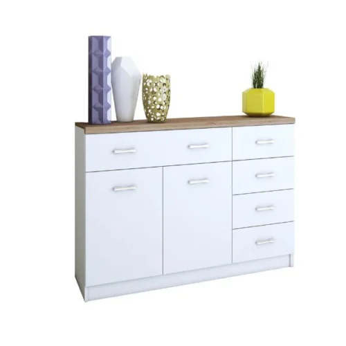 TOP MIX chest of drawers, 2 drawers, 5 pcs., white