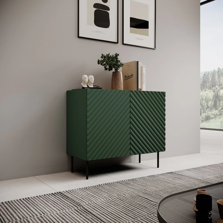 ONDA chest of drawers 2D green