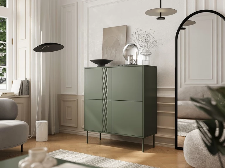 TRESSE 4D MATT CHEST OF DRAWERS