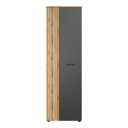 ESTEBAN wardrobe 2d/40 graphite / oak evok