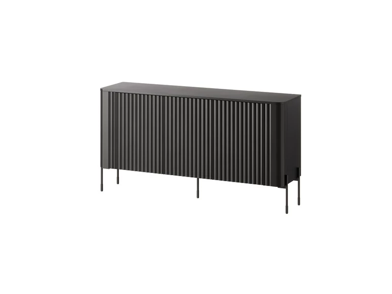 VERA chest of drawers 150 BLACK MATT