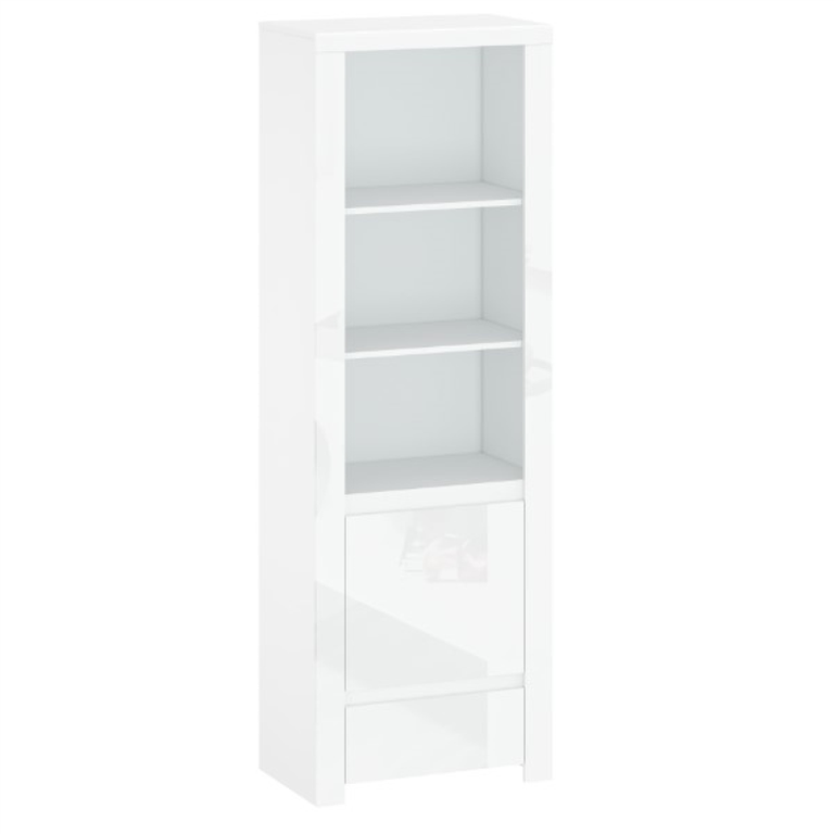 LINGO open shelf, 1 pc., glossy white