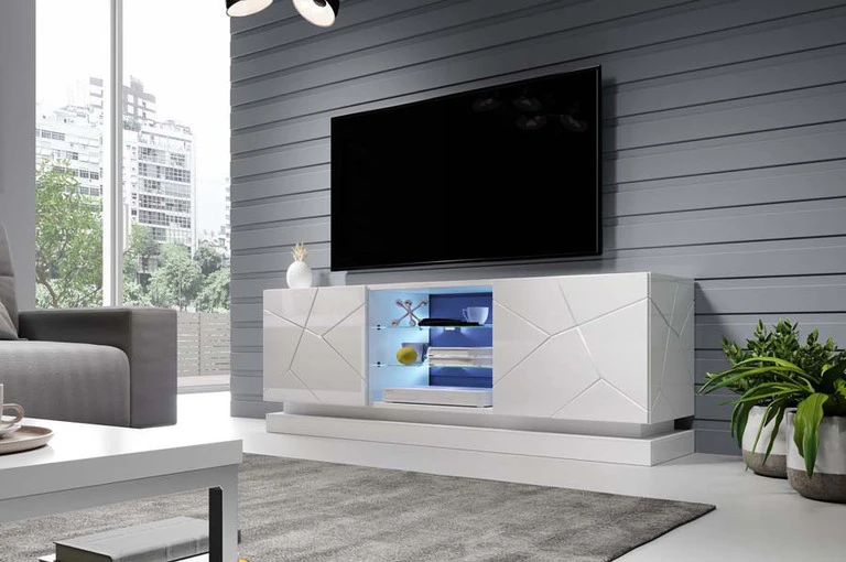 QIU RTV 160 cm white with LED