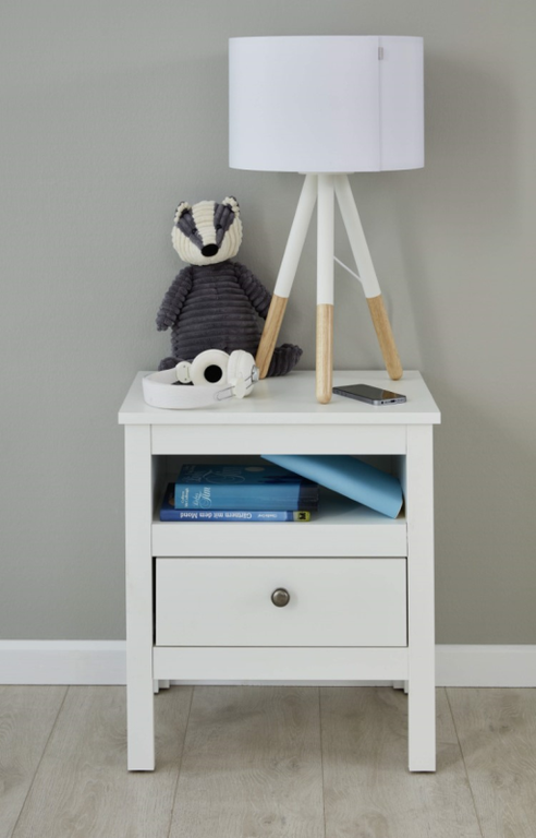 OLE bedside table, 1 pc., white