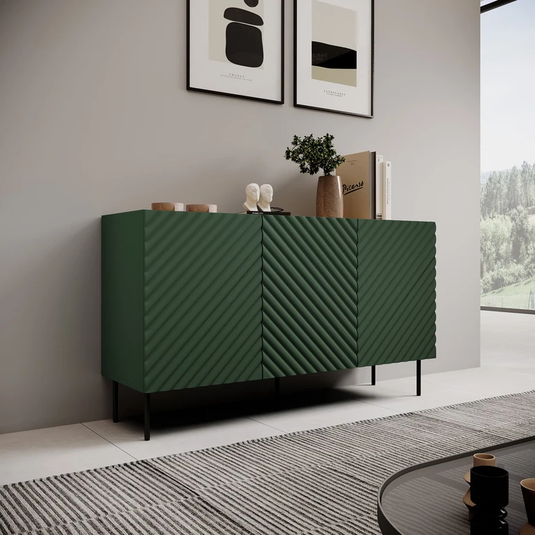 ONDA chest of drawers 150 3D2SZ green