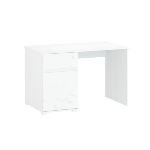 LINGO desk, 1 pc., 120 cm, glossy white