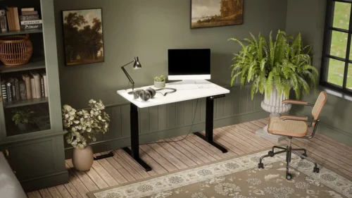 MOON table with electric height adjustment