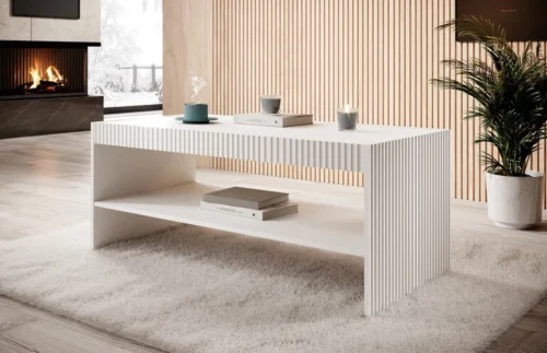 PAFOS bench 120 cm, white