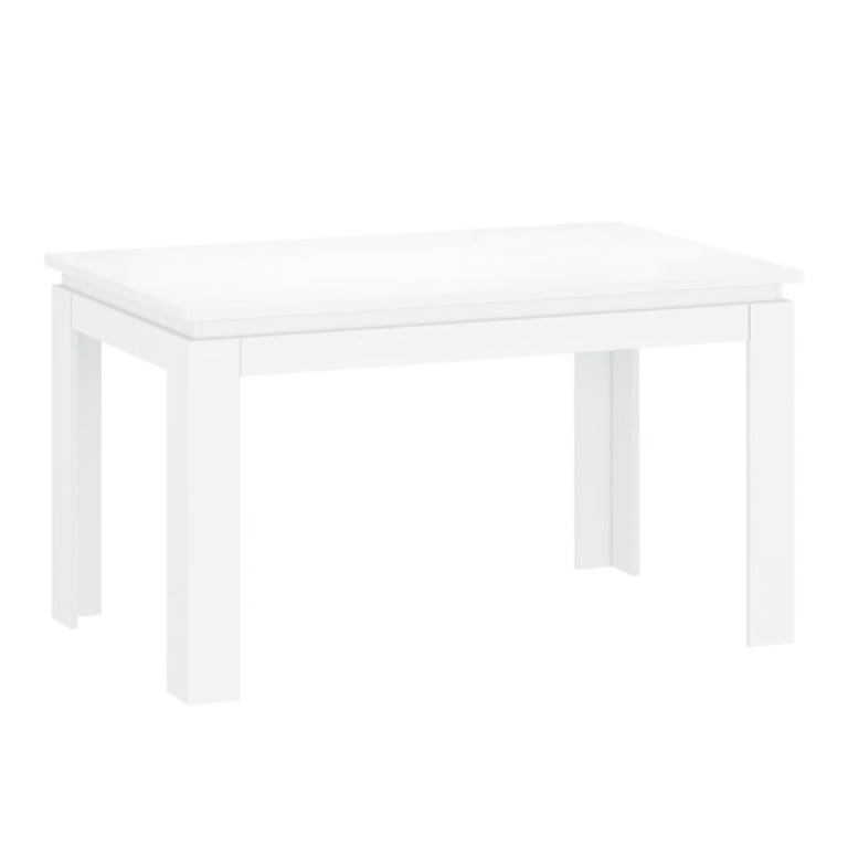 LINGO extendable table 135/184 white glossy