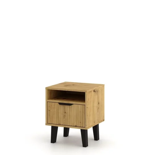BORG DUO bedside table, 1 pc., oak color