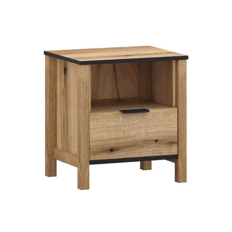 HELIX bedside table, 1 pc., oak color, evok