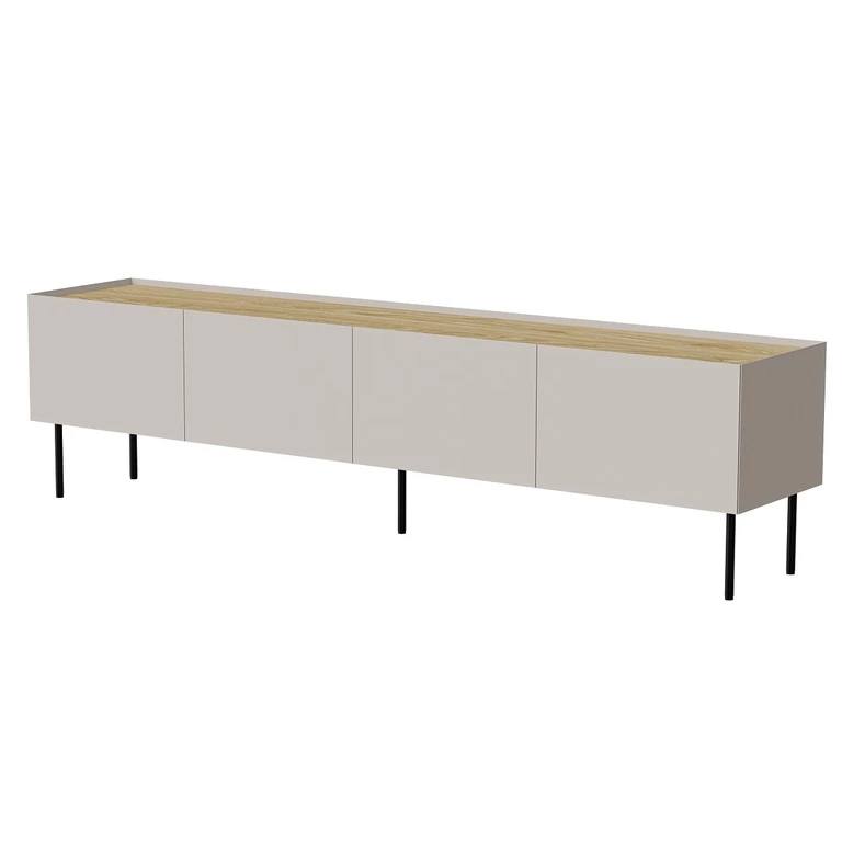 FELLINI TV CABINET 200 CASHMERE