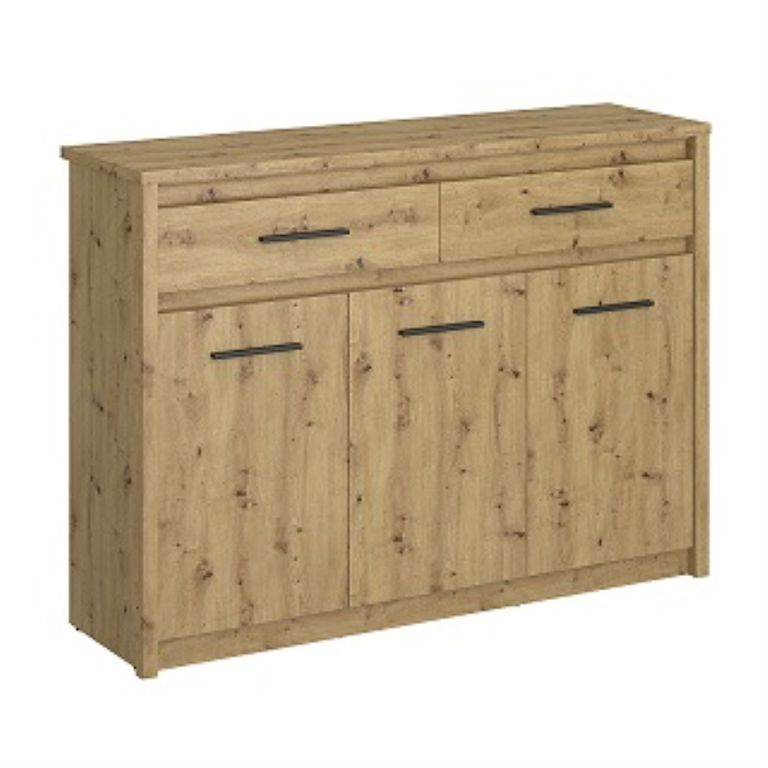 AYSON chest of drawers, 3 drawers, 2 drawers, oak color