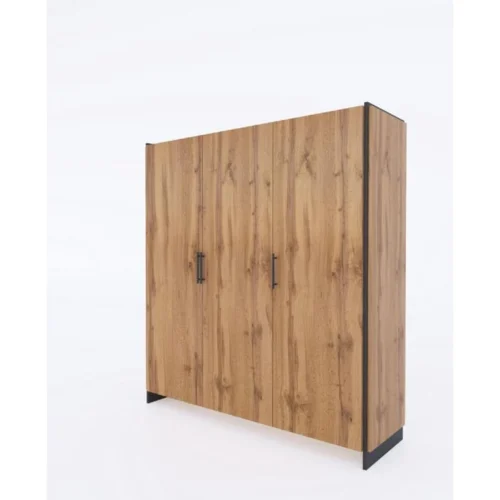 AMINO 3D wardrobe wotan oak / black
