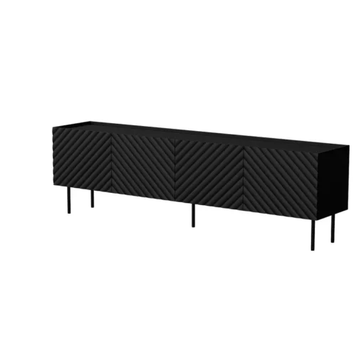 LUCCA TV CABINET MATT BLACK 200