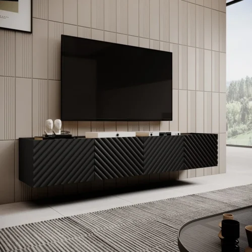 ONDA 4D TV cabinet, wall-mounted or freestanding